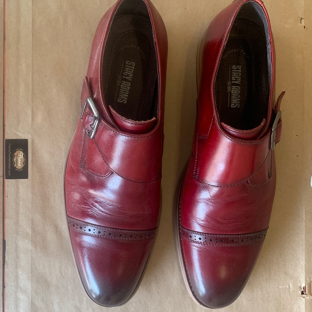Stacy Adams Monk Strap Dress Shoes